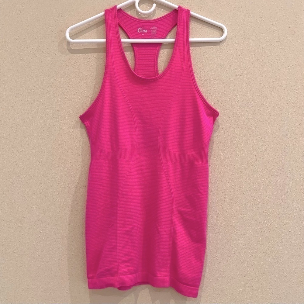 ZYIA ACTIVE Copper Hot Pink Tank Top barbiecore women’s size XS